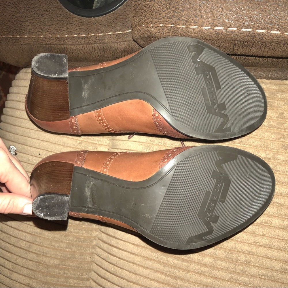MARC FISHER | brown tie up heels - Picture 6 of 6